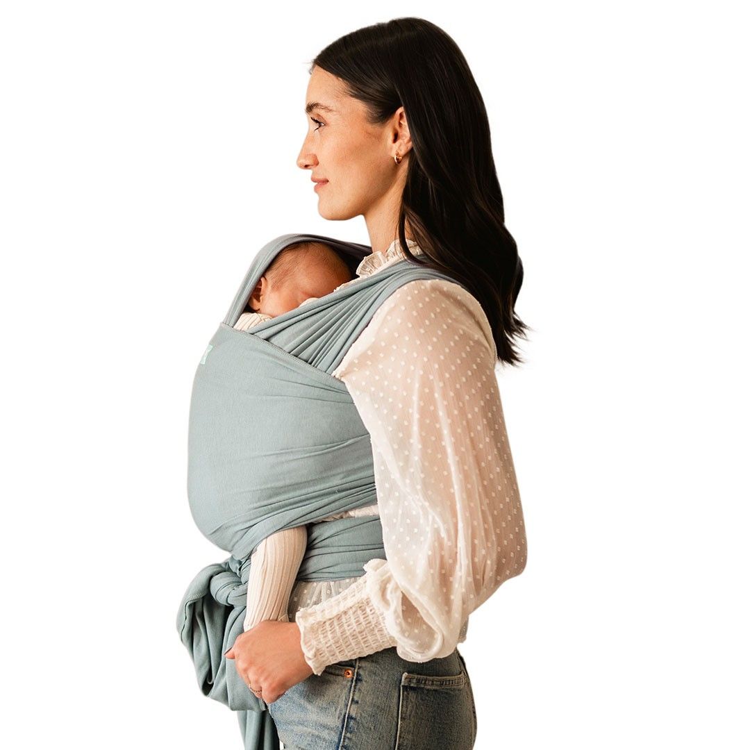 Moby Wrap Fular Portabebés Evolution Bambu - Sea glass