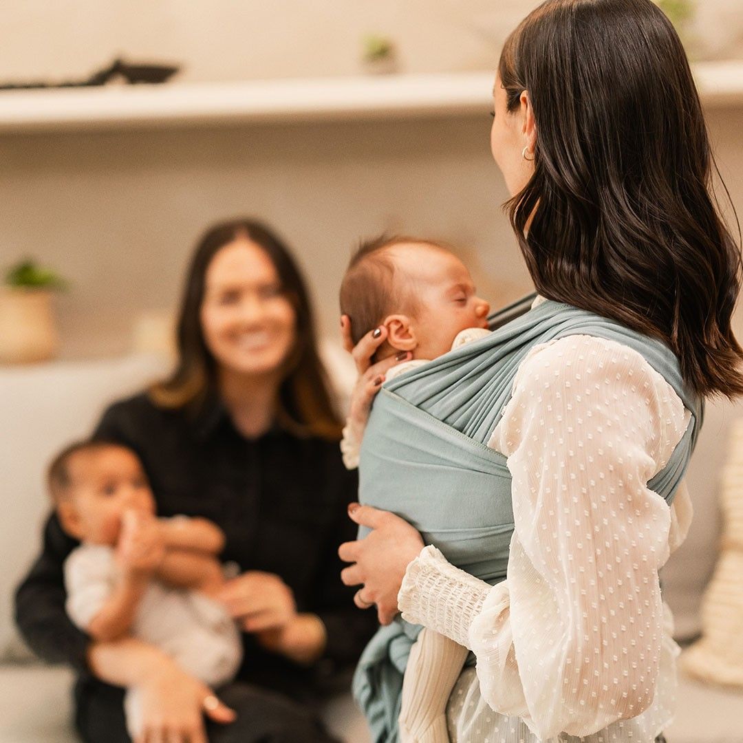 Moby Wrap Fular Portabebés Evolution Bambu - Sea glass