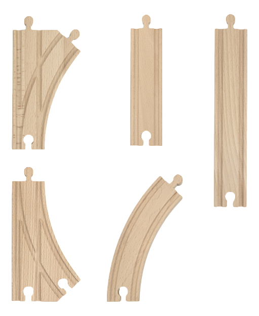 Tryco - Wooden Trainset Rails Extension