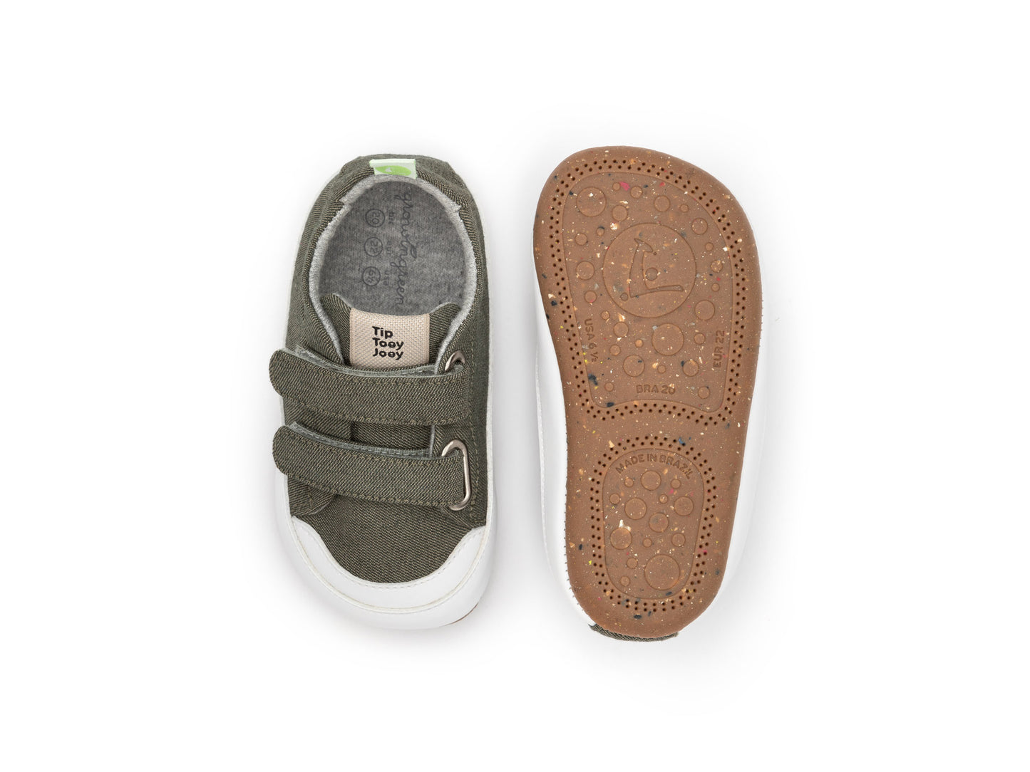 Tip Toey Joey - Ténis Bossy Green Verde Eco Canvas