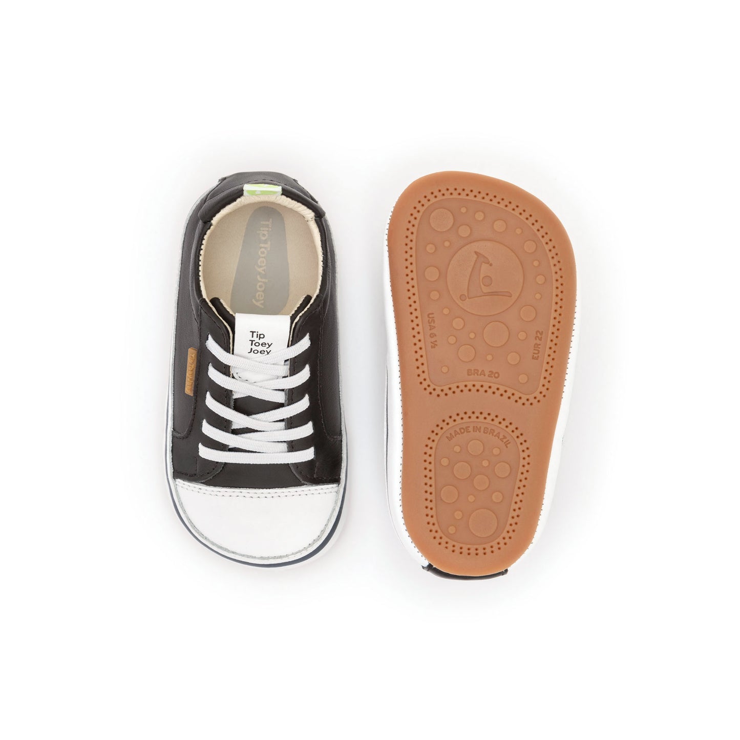 Tip Toey Joey - Ténis Funky Black/White