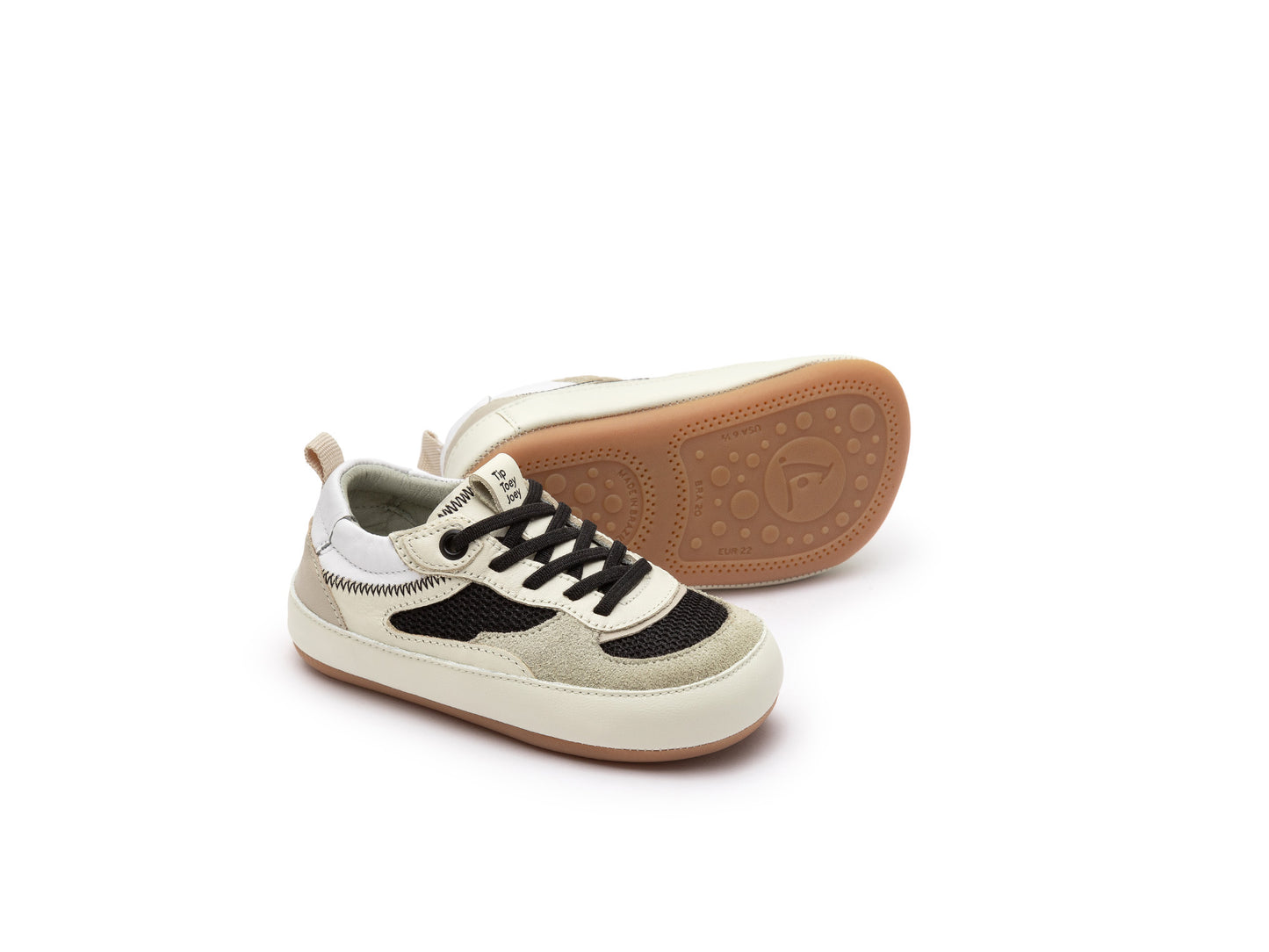 Tip Toey - Ténis Step White/Coral Matte/Wan Blue