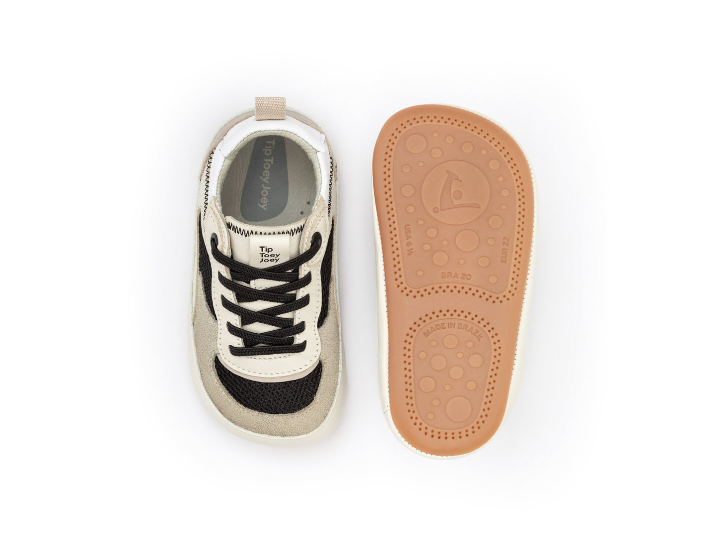 Tip Toey - Ténis Step White/Coral Matte/Wan Blue