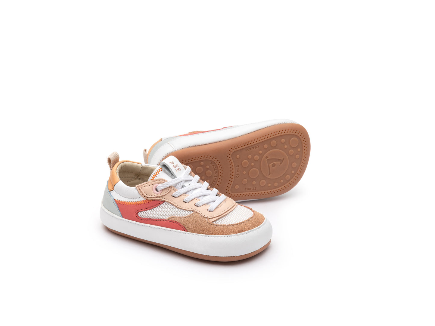 Tip Toey - Ténis Step Ivory Suede/Tapioca/Pumice