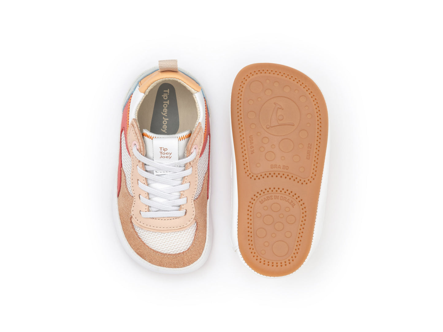 Tip Toey - Ténis Step Ivory Suede/Tapioca/Pumice