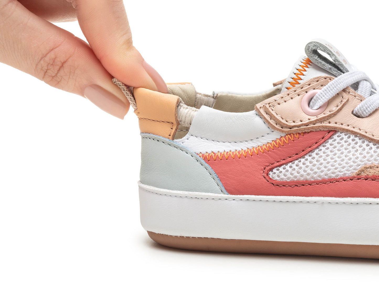 Tip Toey - Ténis Step Ivory Suede/Tapioca/Pumice