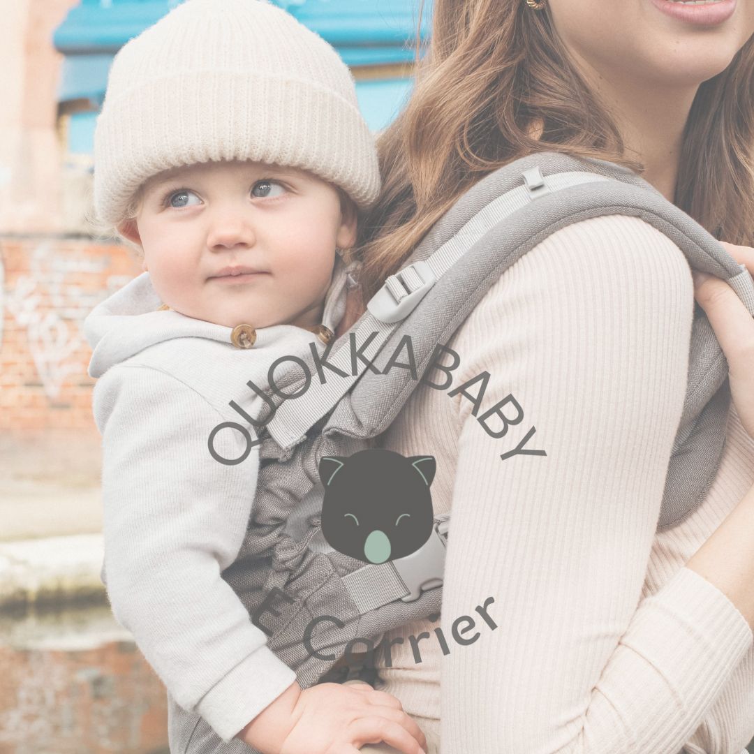 Quokkababy E-Carrier Mochila Portabebés - Blue Vibes