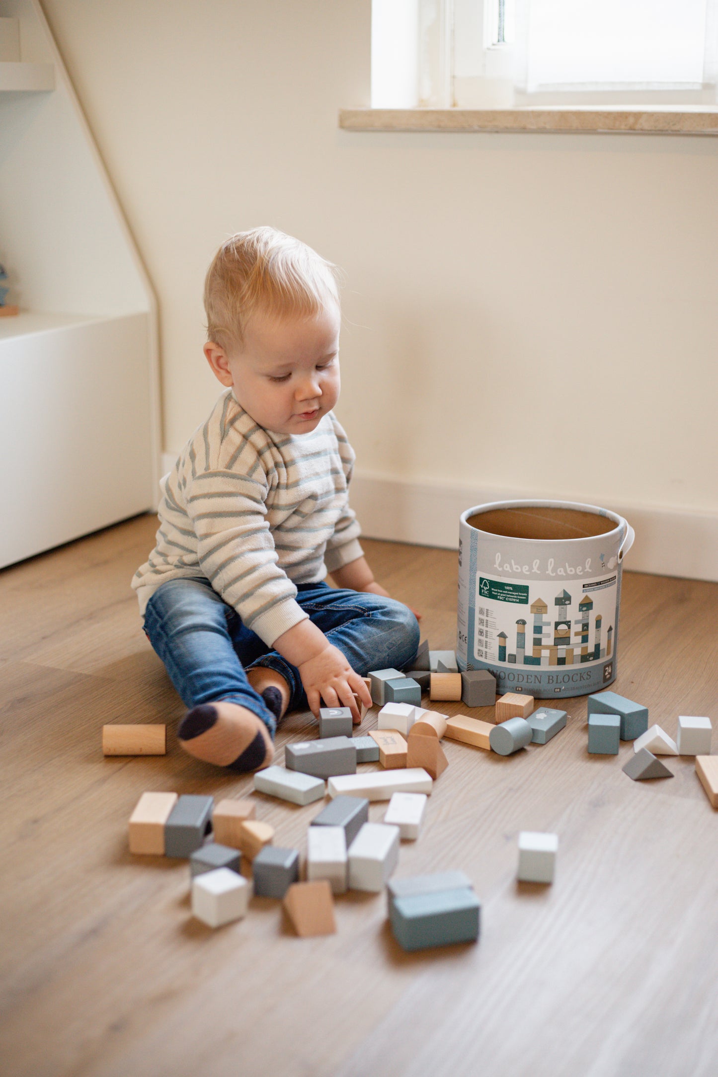 Label Label - Wooden Blocks