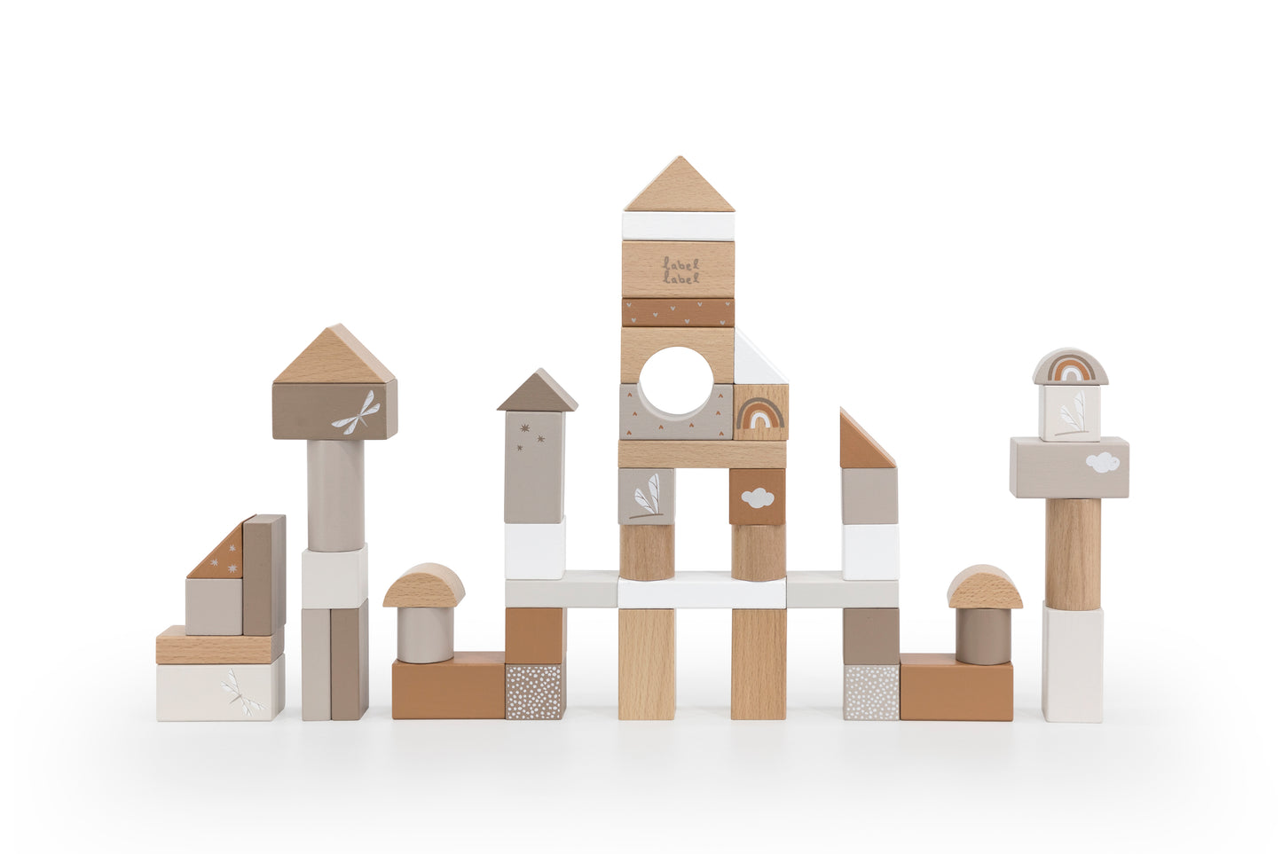 Label Label - Wooden Blocks