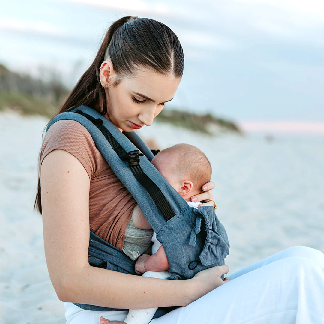 Quokkababy - Mei Carrier - Denim Blue