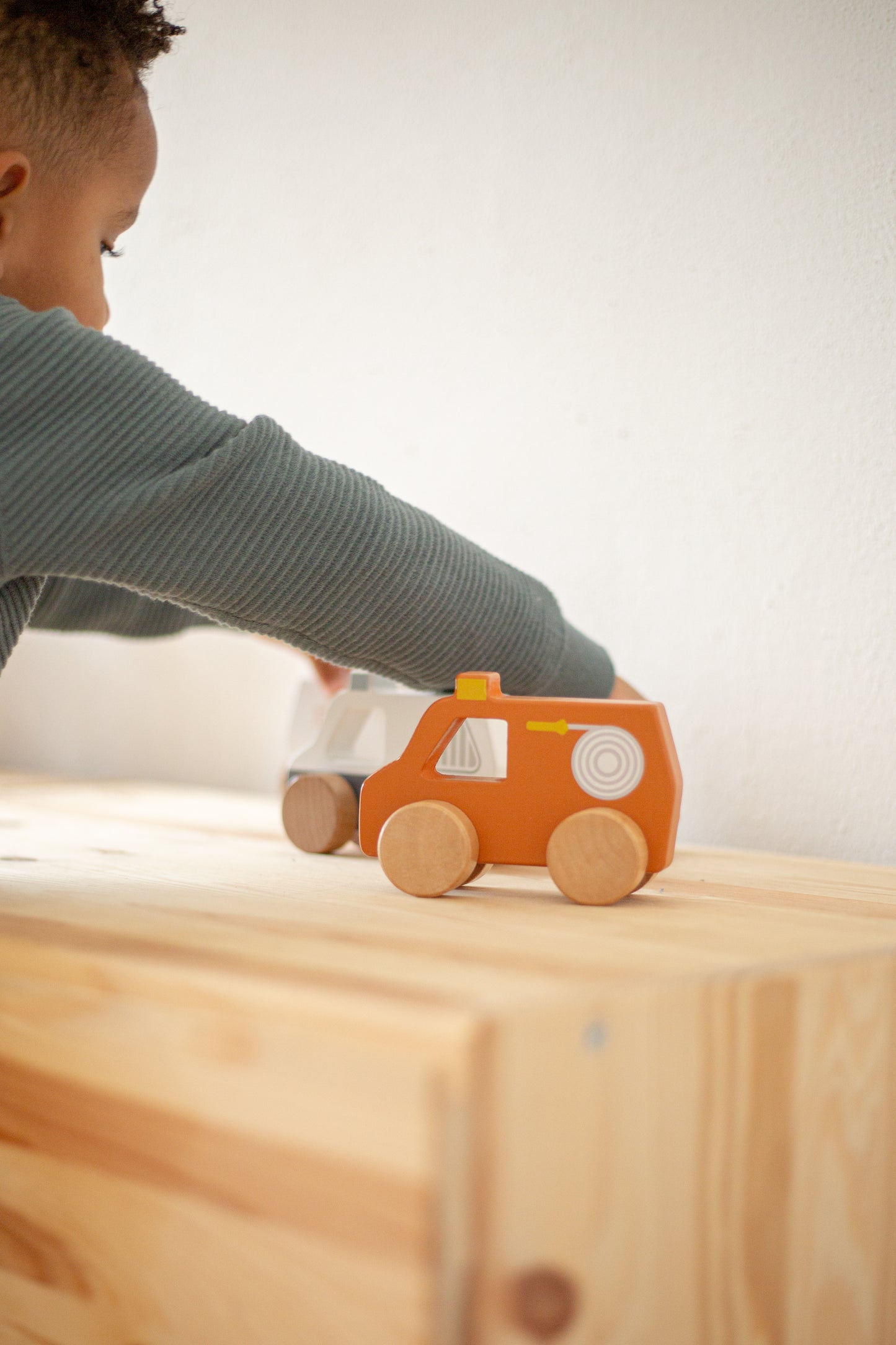 Tryco - Wooden Fire Truck Toy
