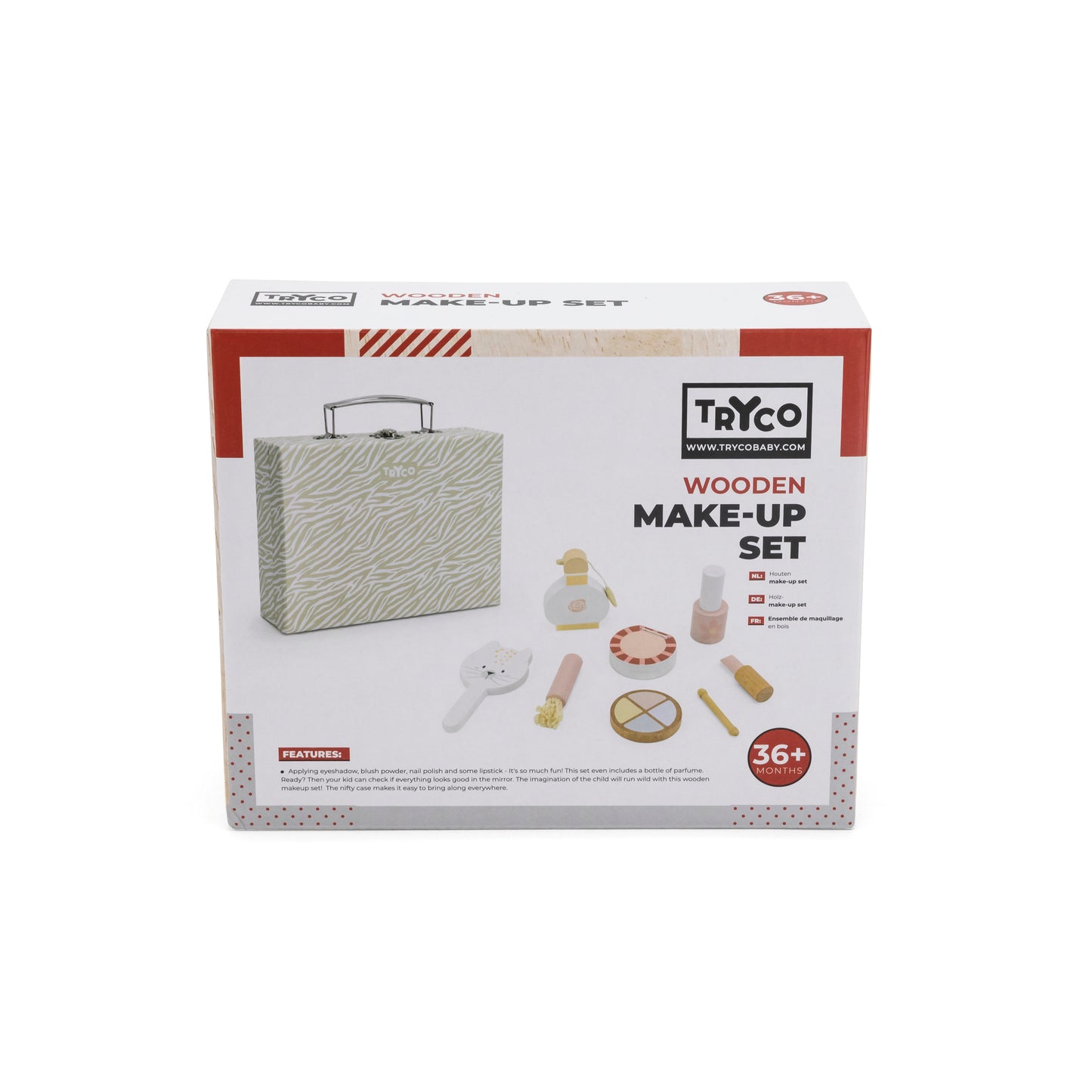 Tryco - Wooden Make-up Set