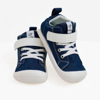 Attipas Denim Skin Shoes Deep Blue