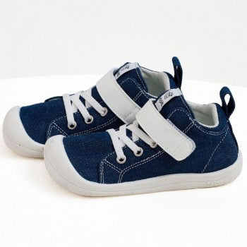 Attipas Denim Skin Shoes Deep Blue
