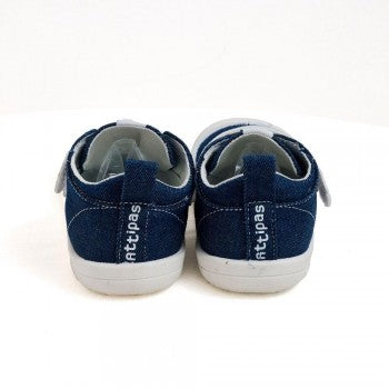 Attipas Denim Skin Shoes Deep Blue