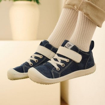 Attipas Denim Skin Shoes Deep Blue