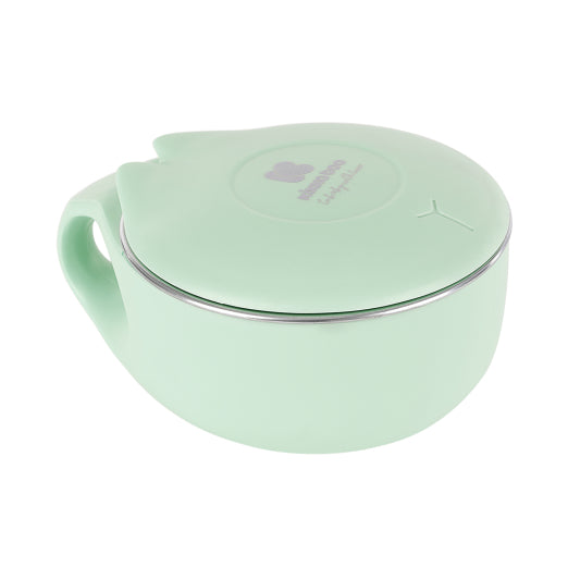 Kikkaboo - Recipiente de aço inoxidável térmico verde