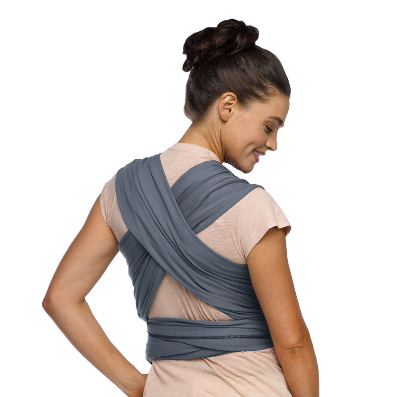 Moby Wrap Classic- Fular Portabebés Elástico  - Flint